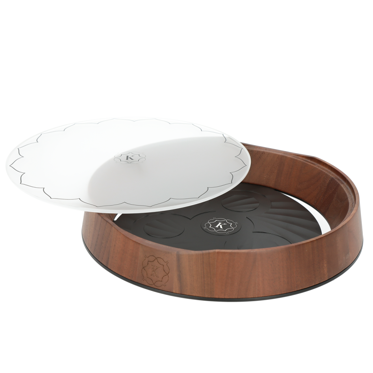 Base rotative KALOUD en Noyer Altaris ®