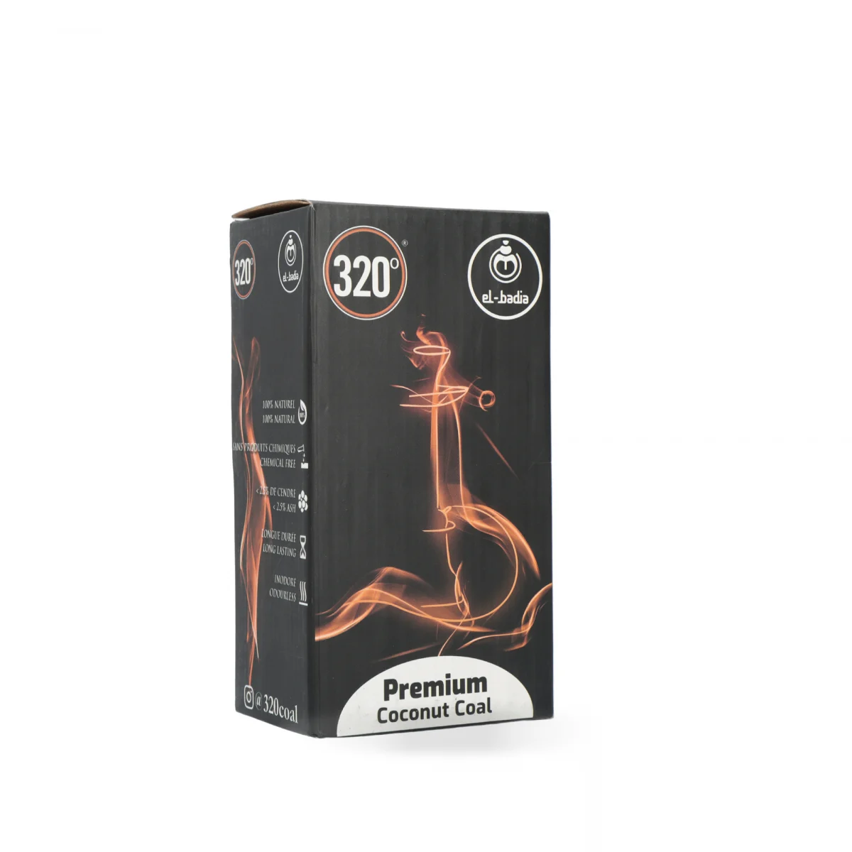 Charbons 320° Cubes 22mm 1kg