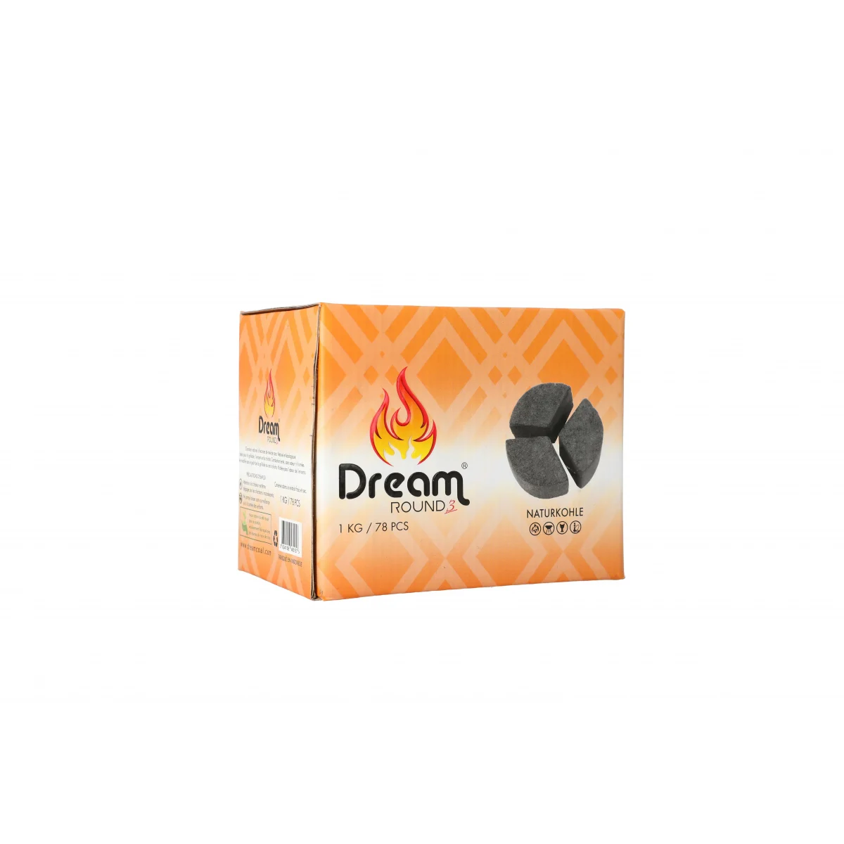 Charbons DREAM ROUND 3 BLOCKS 1Kg