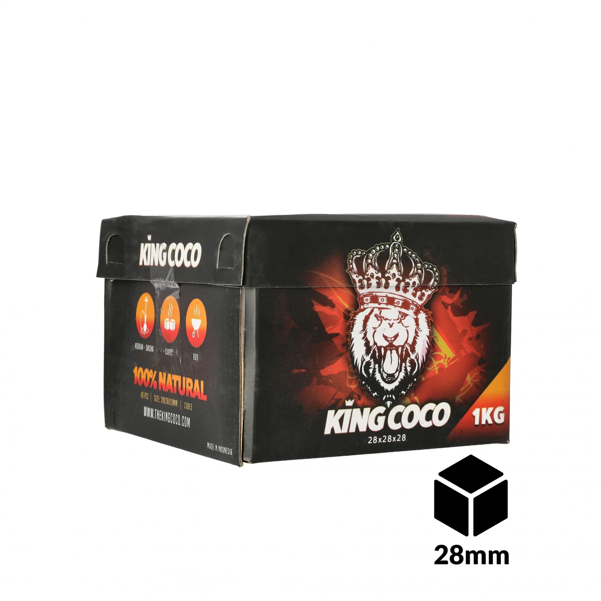 Charbons KING COCO C28 1KG
