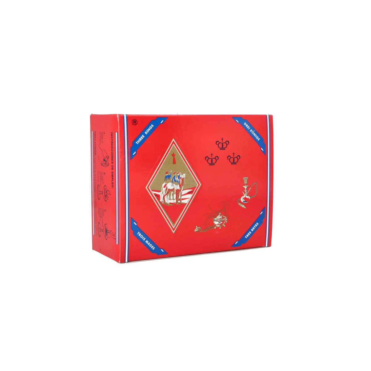 Charbons THREE KINGS 33mm boîte de 100