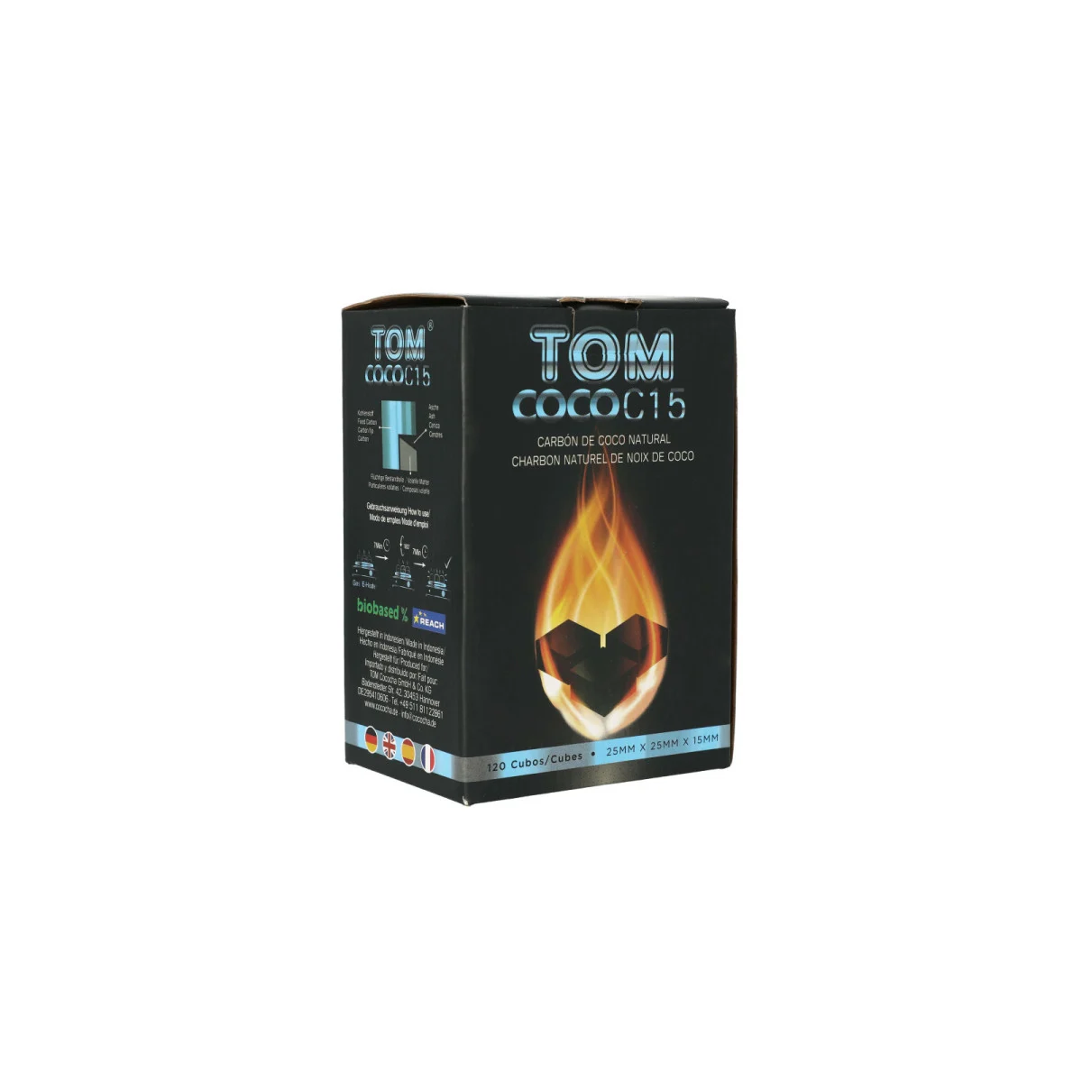 Charbons TOM COCOCHA 1Kg BLEU