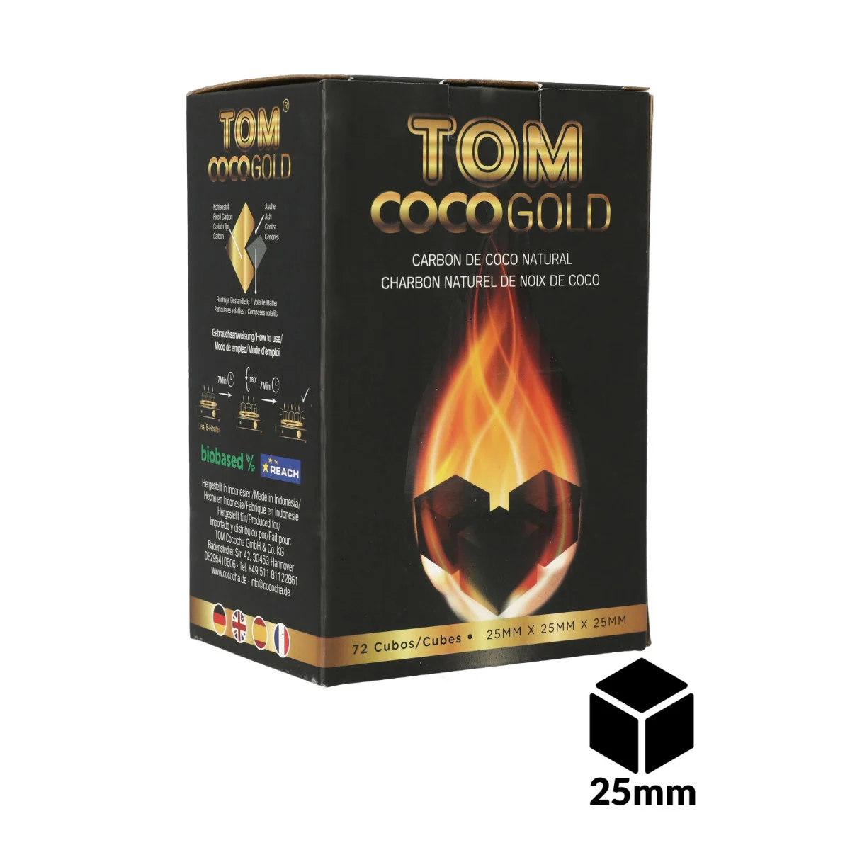Charbons TOM COCOCHA 1Kg GOLD