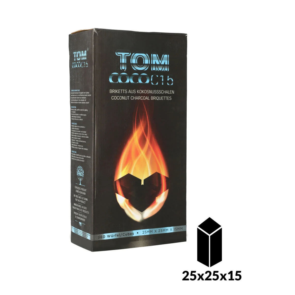 Charbons TOM COCOCHA 3Kg BLEU