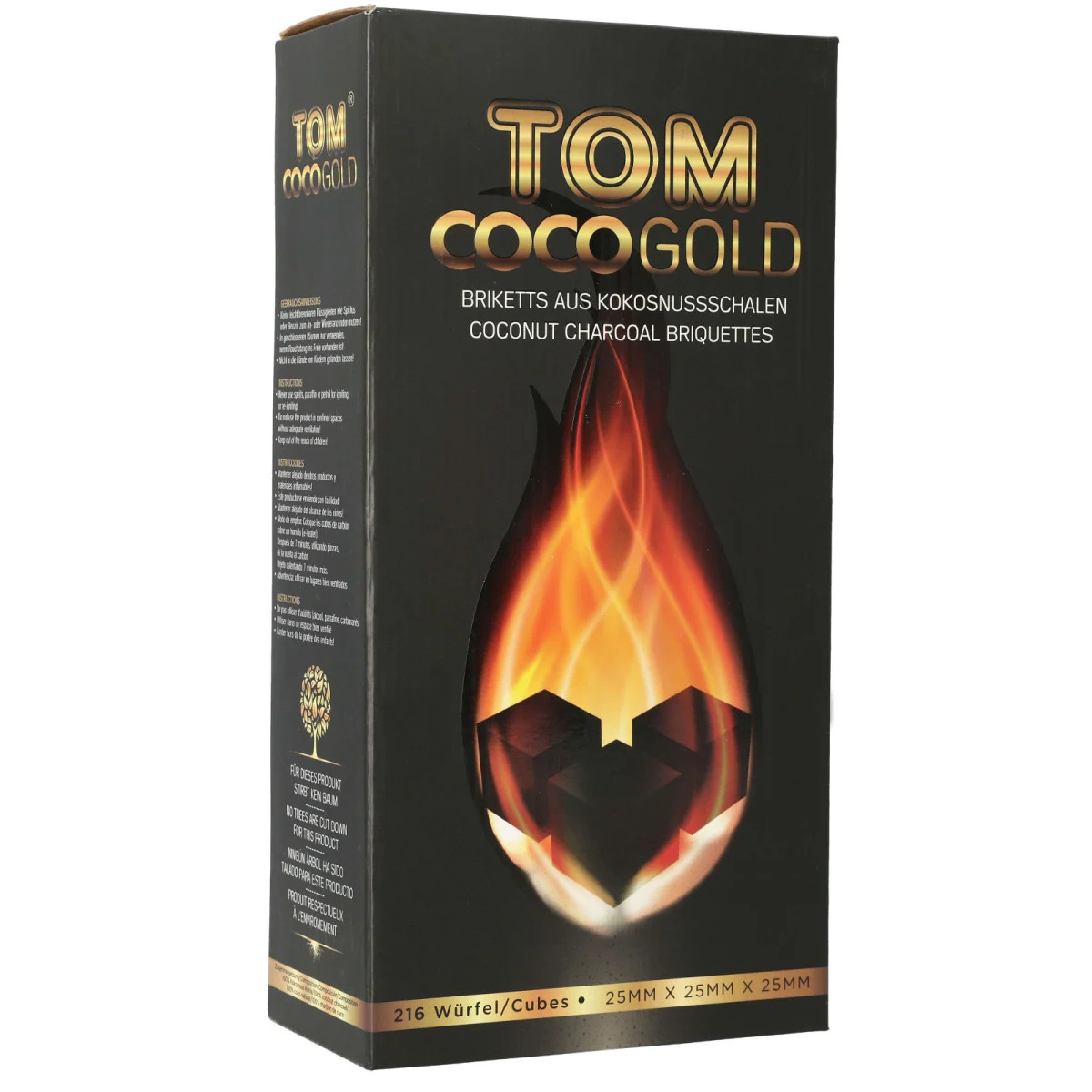 Charbons TOM COCOCHA 3Kg GOLD