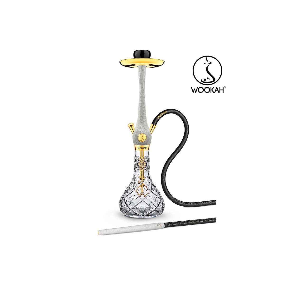 Chicha WOOKAH NOX WHITE GOLD EDITION - 24 CARATS