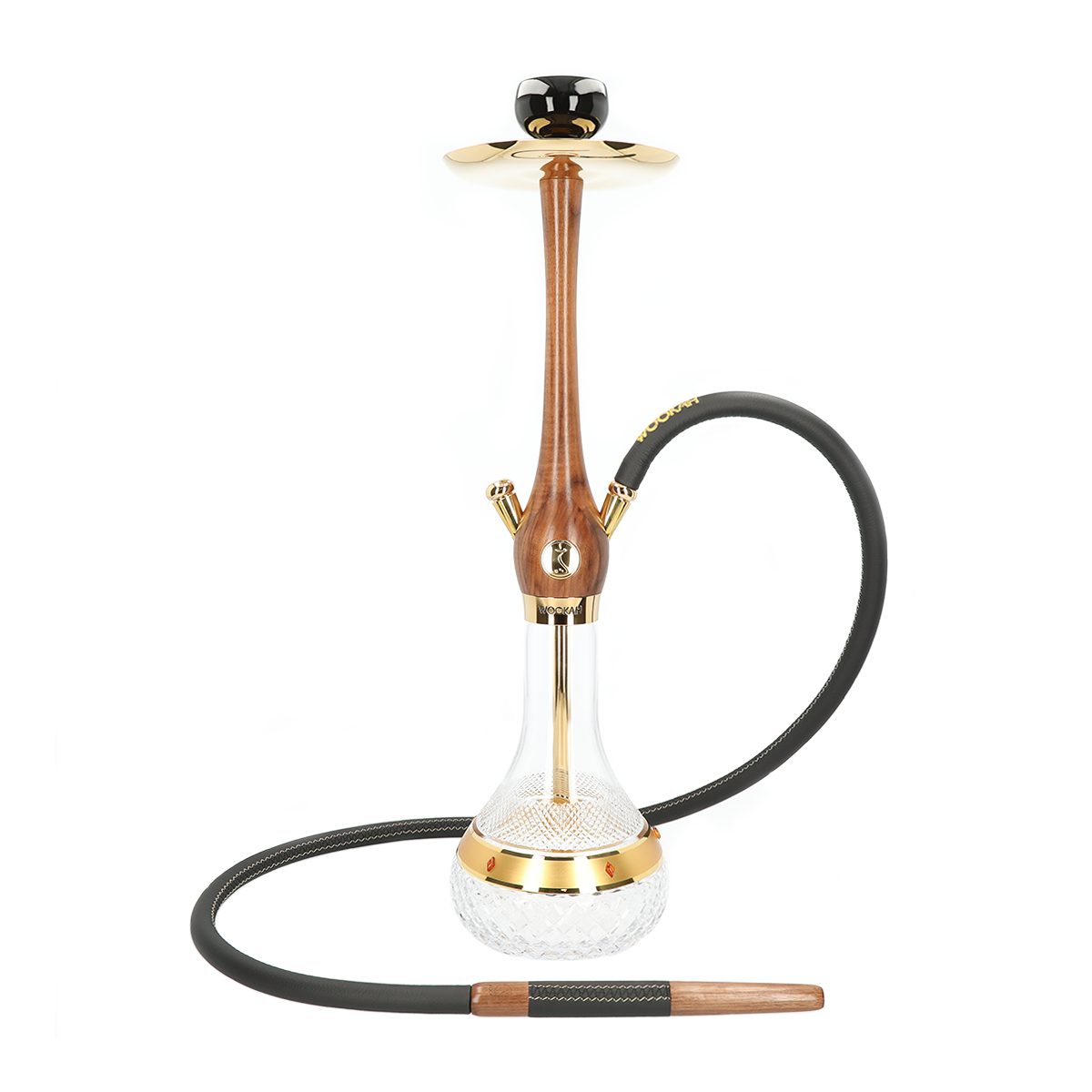 Chicha WOOKAH WALNUT AMBER GOLD EDITION - 24 CARATS