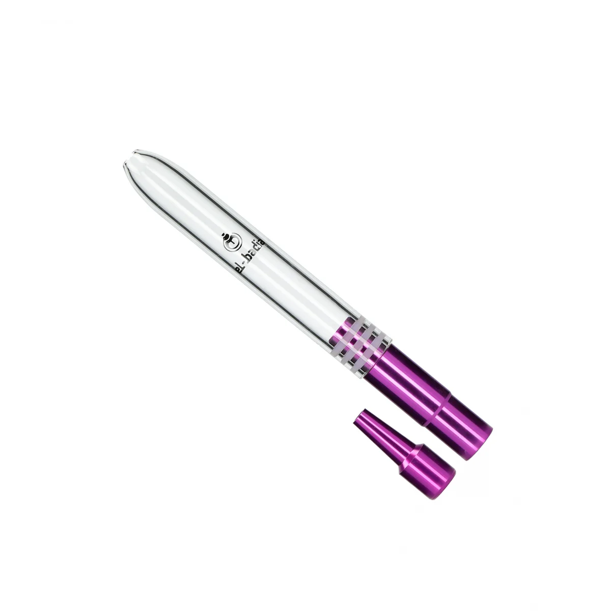 Manche en verre GH-X25 pour tuyau silicone violet