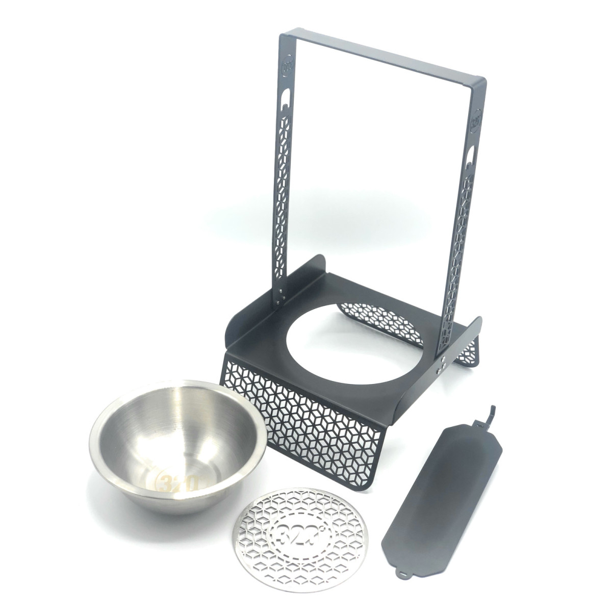 Porte charbon Stainless 320°