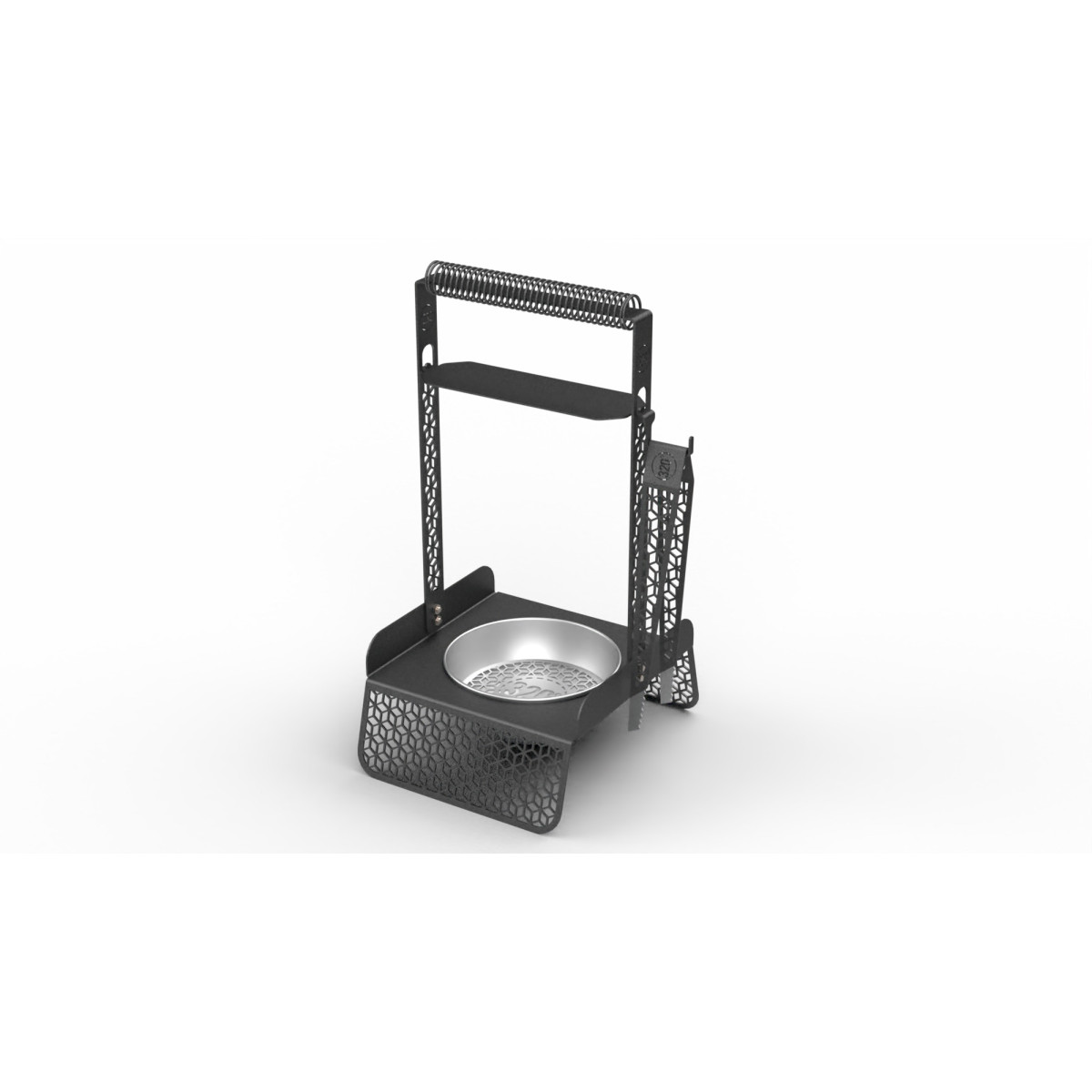 Porte charbon Stainless 320°