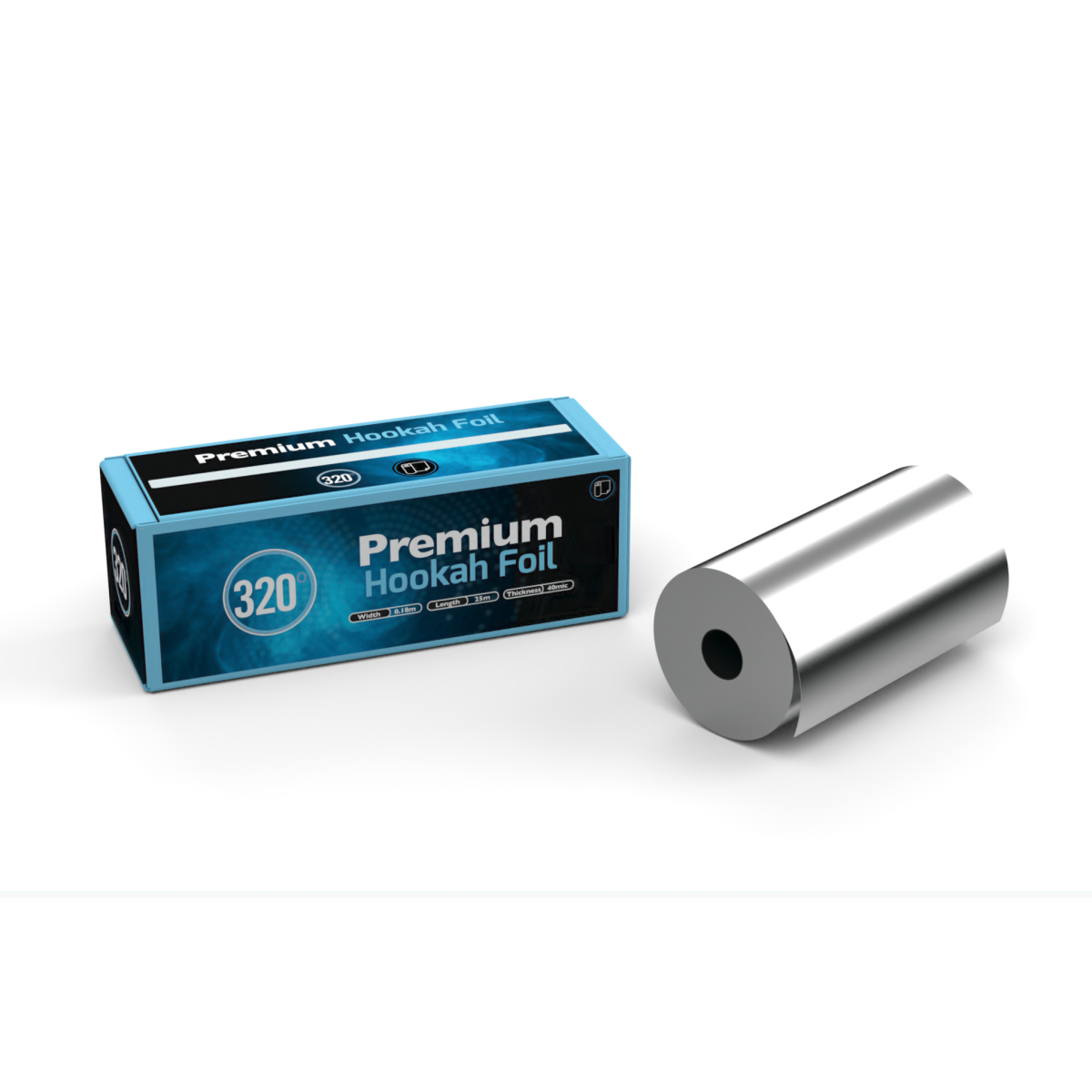 Rouleau aluminium 40 Microns 0,18x25m