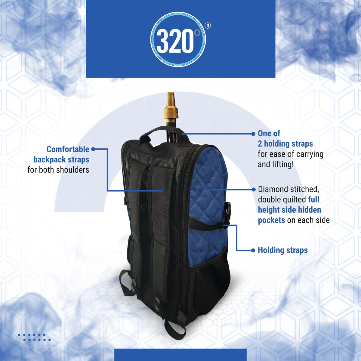 Sac de voyage pour chicha 320°